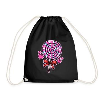 Lolly Candy Cadeau - Sac de sport léger - noir - Devant