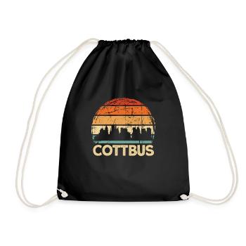 Cottbus - Turnbeutel - Schwarz - Vorne