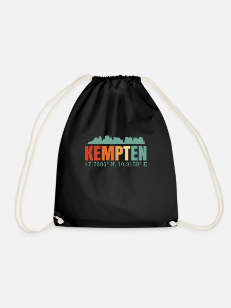 Kempten - Turnbeutel - Schwarz