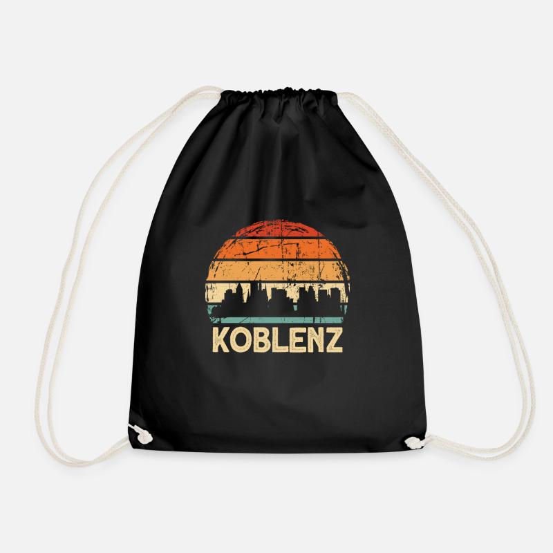 Koblenz - Turnbeutel - Schwarz