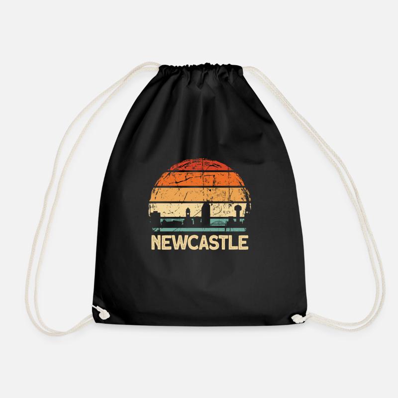 Newcastle - Drawstring Bag - black