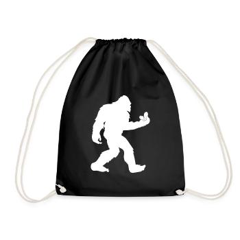 Garlic Garlic Bread Food Gift - Drawstring Bag - black - Front