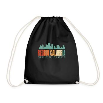 Reggio Calabria - Drawstring Bag - black - Front