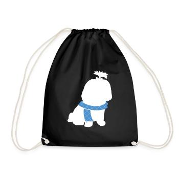 Shih Tzu - Turnbeutel - Schwarz - Vorne