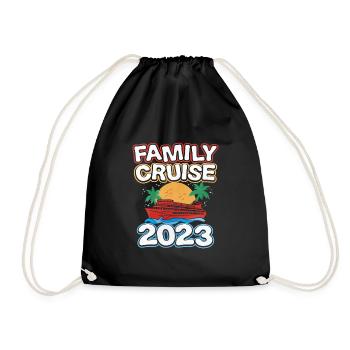 Cruise - Drawstring Bag - black - Front