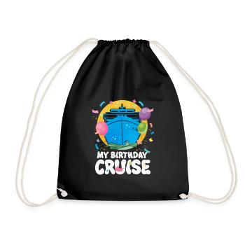 Cruise - Drawstring Bag - black - Front