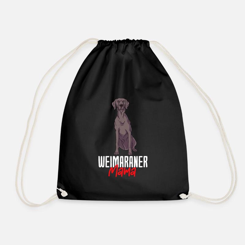 Weimaraner - Turnbeutel - Schwarz