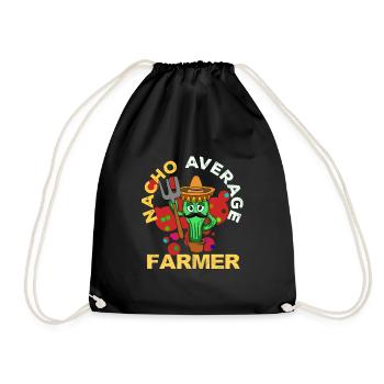 Cinco De Mayo Farmer - Turnbeutel - Schwarz - Vorne