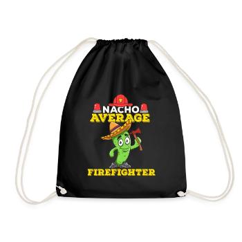 Cinco De Mayo Fire Department - Drawstring Bag - black - Front