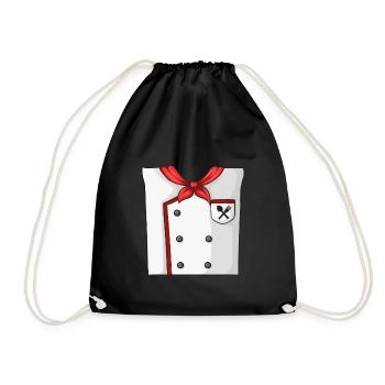 Costume de cuisine - Sac de sport léger - noir - Devant