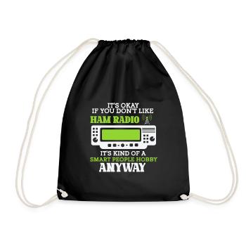Amateur Radio Radio Funkter Cadeau - Sac de sport léger - noir - Devant