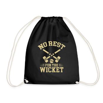 Croquet - Drawstring Bag - black - Front