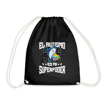 Autism Autism Gift - Drawstring Bag - black - Front