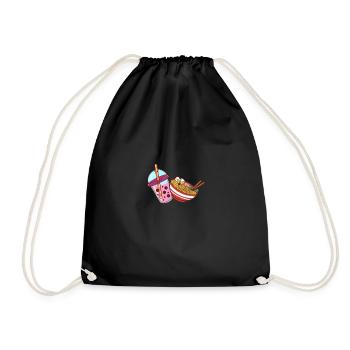 Bubble Tea et cadre - Sac de sport léger - noir - Devant