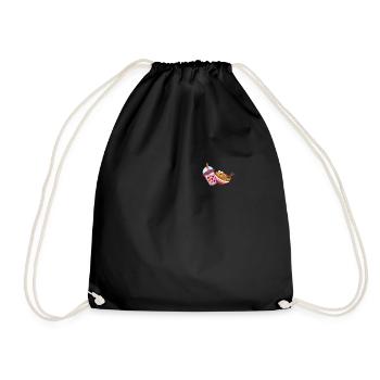 Bubble Tea and Frame - Drawstring Bag - black - Front