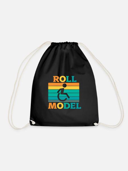Rollstuhl - Turnbeutel - Schwarz