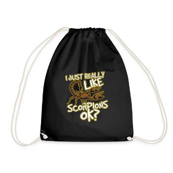 Scorpion - Turnbeutel - Schwarz - Vorne