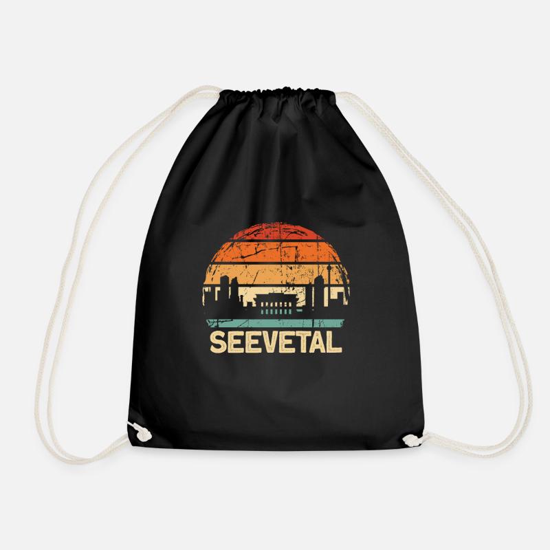Seevetal - Turnbeutel - Schwarz