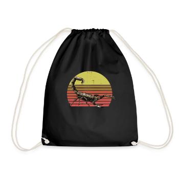 Scorpion - Drawstring Bag - black - Front
