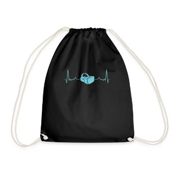Cadeau VR de réalité virtuelle - Sac de sport léger - noir - Devant