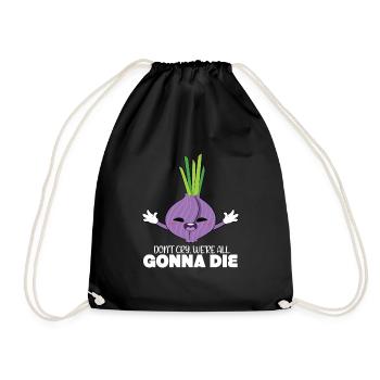 Onion - Drawstring Bag - black - Front