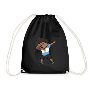 Argentina - Drawstring Bag - black - Front