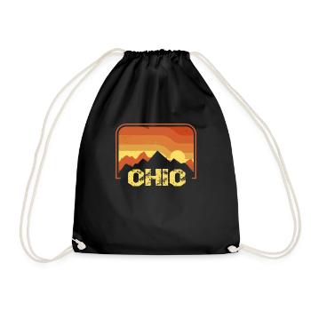 Ohio - Drawstring Bag - black - Front