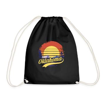 Oklahoma - Turnbeutel - Schwarz - Vorne