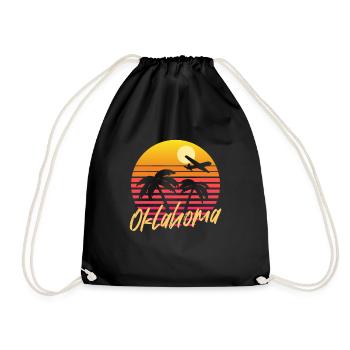 Oklahoma - Turnbeutel - Schwarz - Vorne