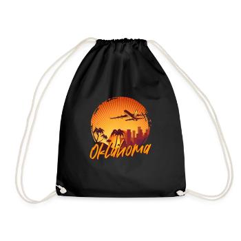 Oklahoma - Turnbeutel - Schwarz - Vorne