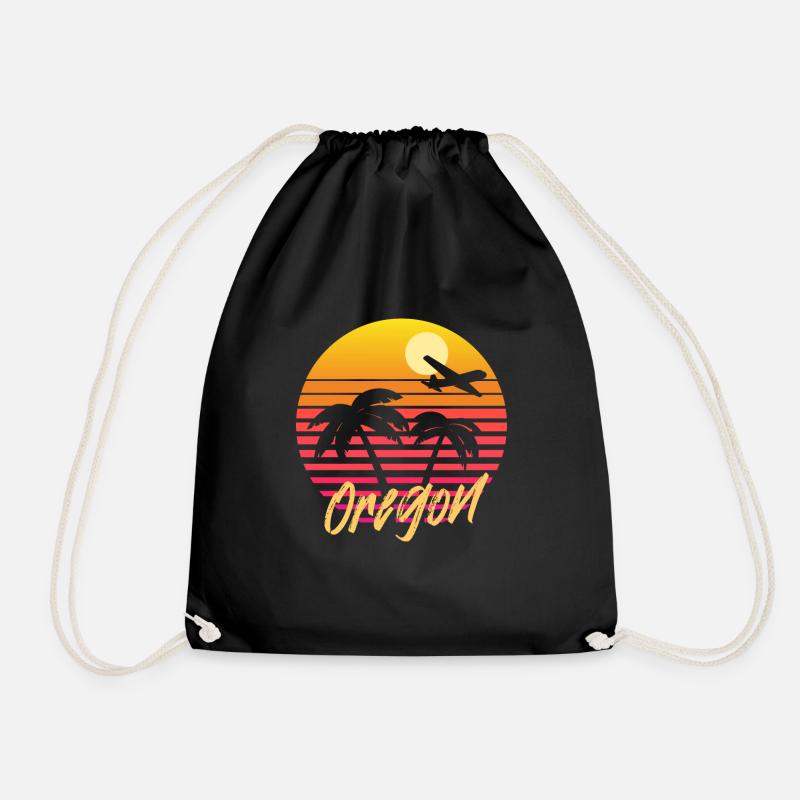 Oregon - Turnbeutel - Schwarz