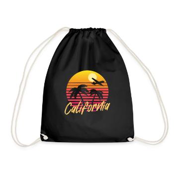 Californie - Sac de sport léger - noir - Devant