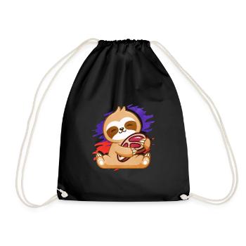 Steak - Drawstring Bag - black - Front