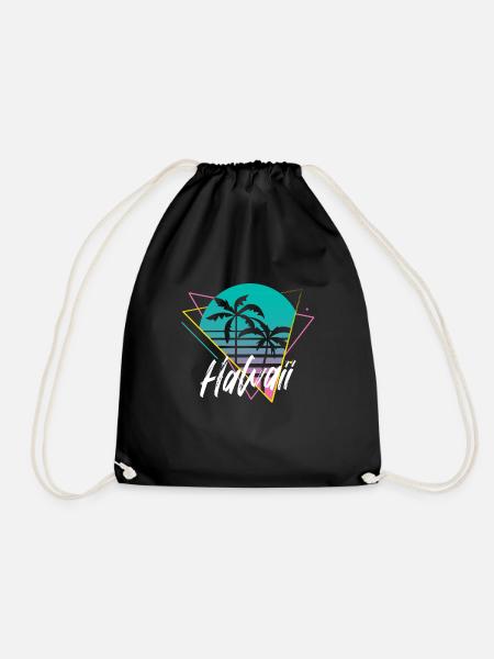 hawaii - Turnbeutel - Schwarz