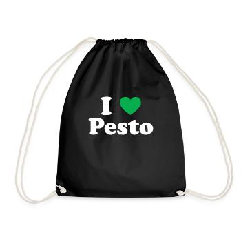 Pesto - Turnbeutel - Schwarz - Vorne