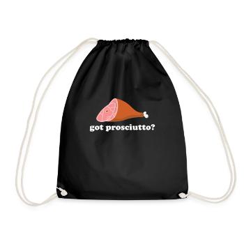 Ham - Drawstring Bag - black - Front