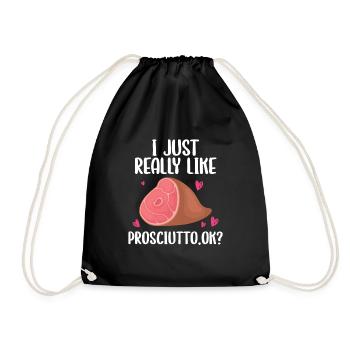 Ham - Drawstring Bag - black - Front