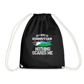 Djibouti Épouse - Sac de sport léger - noir - Devant