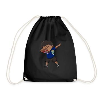 Saint Helena - Drawstring Bag - black - Front