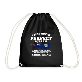 Saint Helena - Drawstring Bag - black - Front
