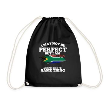South Africa - Drawstring Bag - black - Front