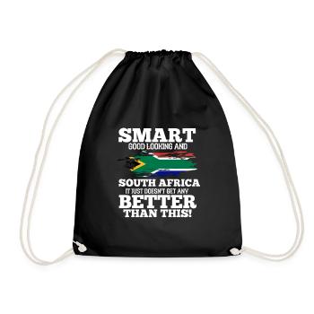 Afrique du Sud - Sac de sport léger - noir - Devant