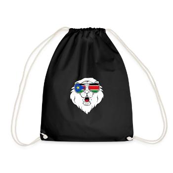 South Sudan - Drawstring Bag - black - Front