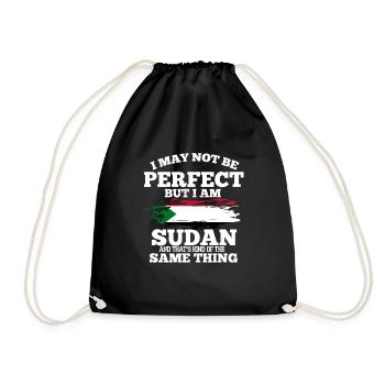 Sudan - Drawstring Bag - black - Front