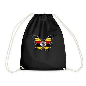 Uganda - Drawstring Bag - black - Front