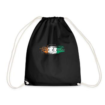 Côte d’Ivoire - Sac de sport léger - noir - Devant