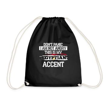 Ethiopia - Drawstring Bag - black - Front