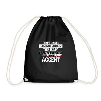 Gambia - Drawstring Bag - black - Front