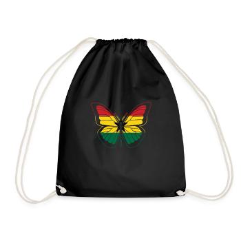 Ghana - Turnbeutel - Schwarz - Vorne
