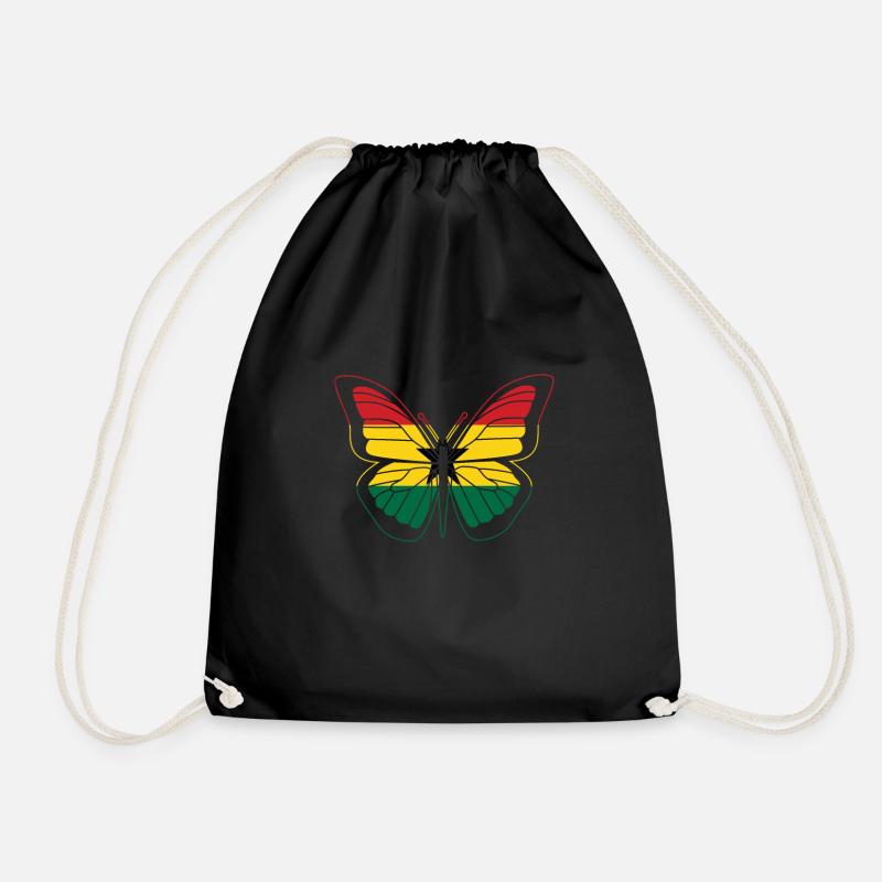 Ghana - Turnbeutel - Schwarz